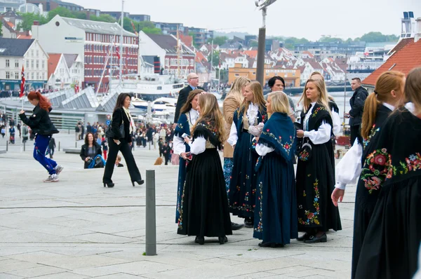 The constitution day' parade in Stavanger, May 2014 — Stock Photo, Image