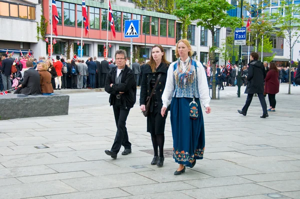 Parada zilei constituției de la Stavanger, mai 2014 — Fotografie, imagine de stoc