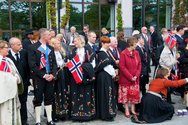 The constitution day' parade in Stavanger, May 2014 — Stock Photo, Image