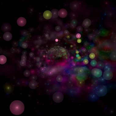 soyut arkaplan psikedelik renkli kalemle oluşturulmuş fraktal daireler ve spiral dijital grafik tasarımı grafiksel astroloji. Simya. Sihir