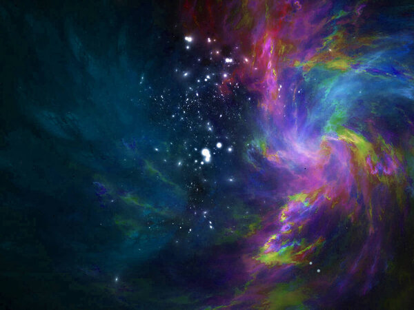 Abstract galaxy and space background