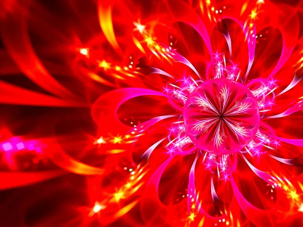abstract fractal background with crossed lines and light effect