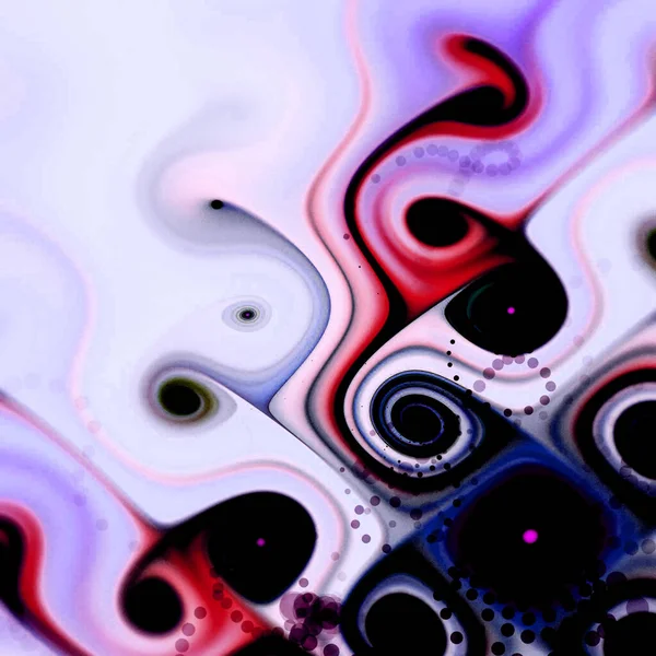 Abstracte Fractal Achtergrond Met Bochten Lijnen — Stockfoto