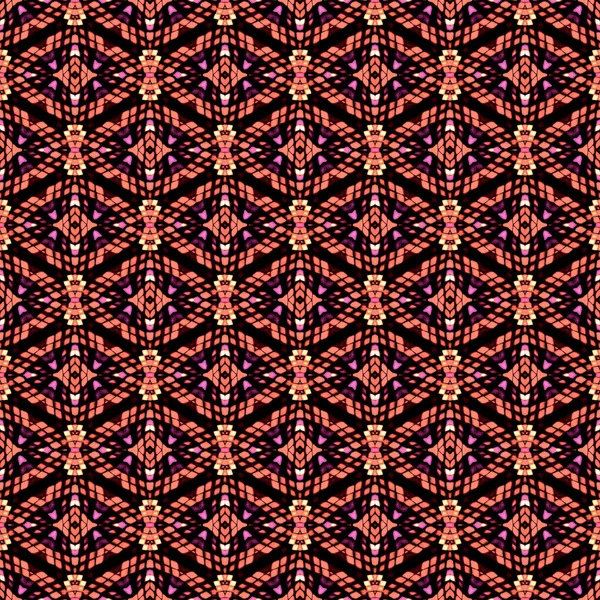 摩洛哥风格的图案 用于织物 纺织品 包装纸 废纸印刷的设计 民族风格的传统瓷砖装饰 无缝图案 — 图库照片
