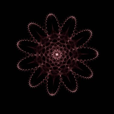 soyut arkaplan psikedelik renkli kalemle oluşturulmuş fraktal daireler ve spiral dijital grafik tasarımı grafiksel astroloji. Simya. Sihir