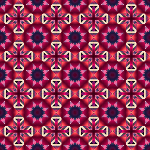 Pattern Moroccan Style Design Printing Fabric Textil — Stock Photo, Image