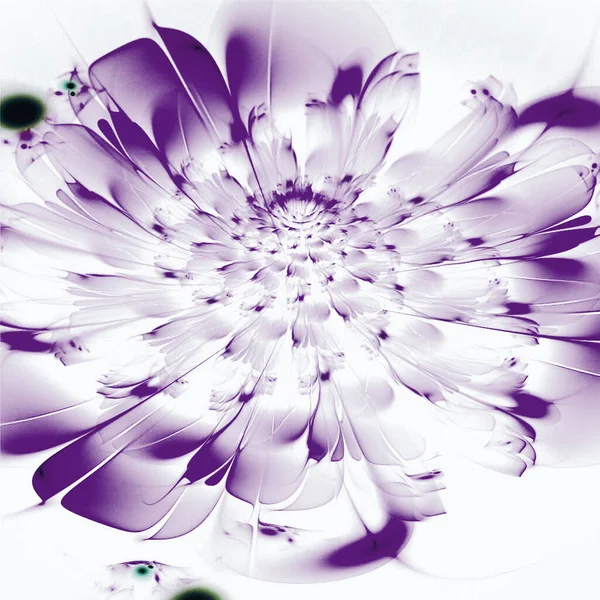 Αφηρημένο Λαμπερό Λουλούδι Φουτουριστικό Φράκταλ Άνθος Φανταστικό Fractal Σχέδιο Για — Φωτογραφία Αρχείου