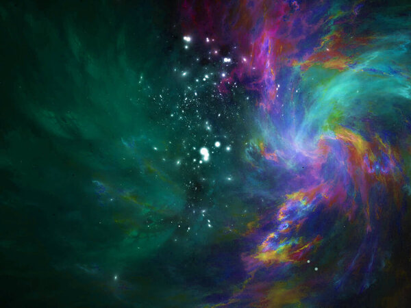 Abstract galaxy and space background