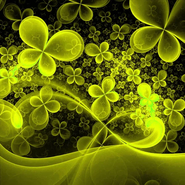 Abstract Background Fractal Elements — Stock Photo, Image