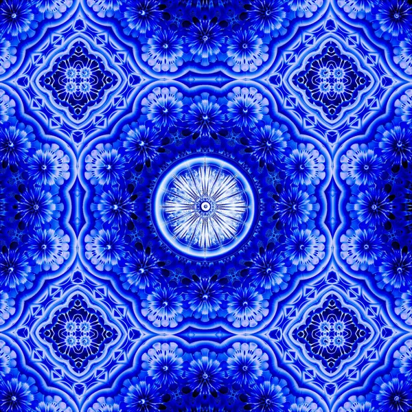 Abstract Caleidoscope Pattern Art Background — Stock Photo, Image