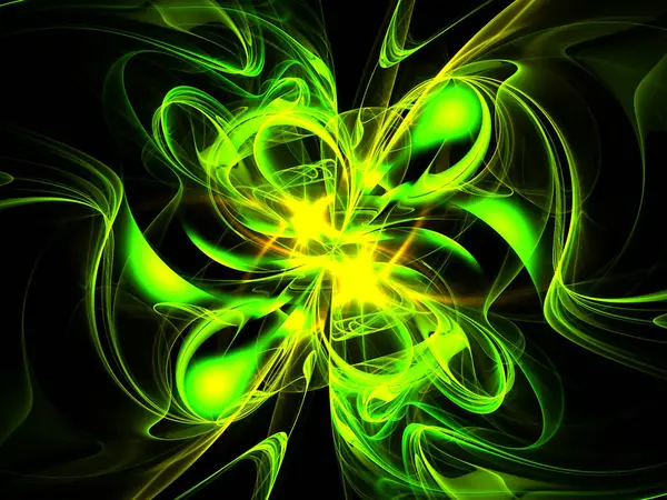 Abstract Fractal Achtergrond Met Geometrisch Patroon Bloemmotieven — Stockfoto