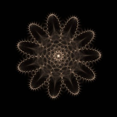 soyut arkaplan psikedelik renkli kalemle oluşturulmuş fraktal daireler ve spiral dijital grafik tasarımı grafiksel astroloji. Simya. Sihir