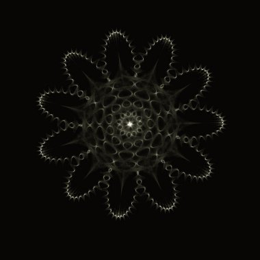 soyut arkaplan psikedelik renkli kalemle oluşturulmuş fraktal daireler ve spiral dijital grafik tasarımı grafiksel astroloji. Simya. Sihir