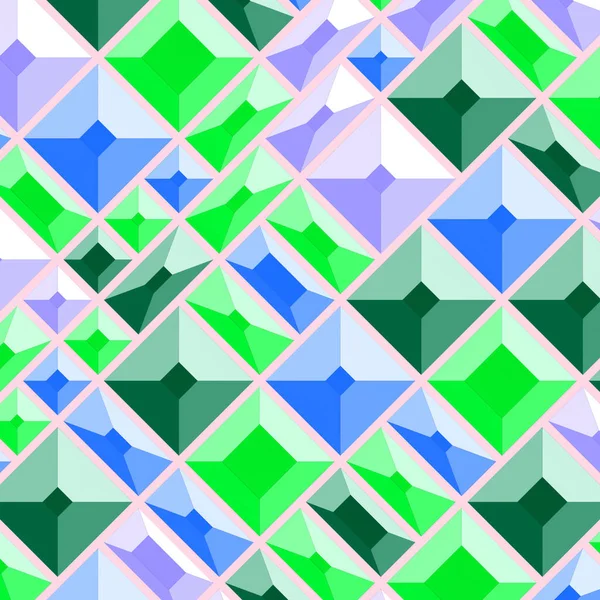 Fond Abstrait Cubes Géométriques Lumineux Lignes — Photo