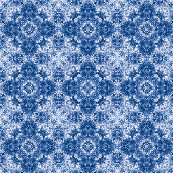 Azulejo patrón caleidoscópico pintado ornamental — Foto de Stock