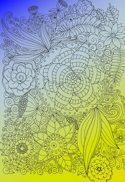 Rainbow doodle — Stockový vektor