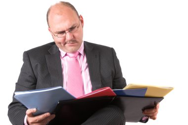 Onun klasörler arıyor işadamı