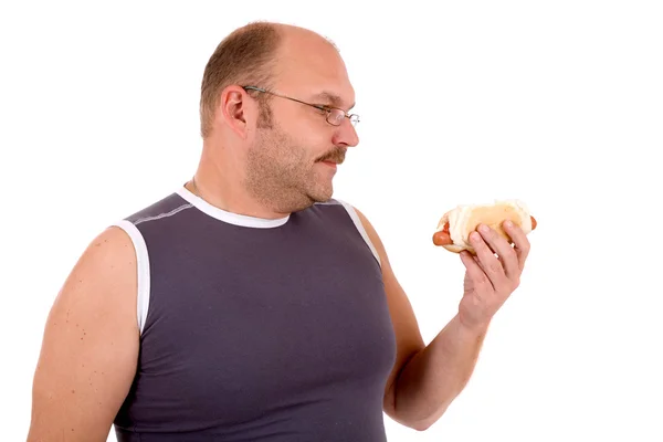 Hotdog hunger — Stock Photo, Image