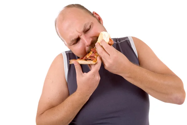 Over eating — Stock Photo, Image