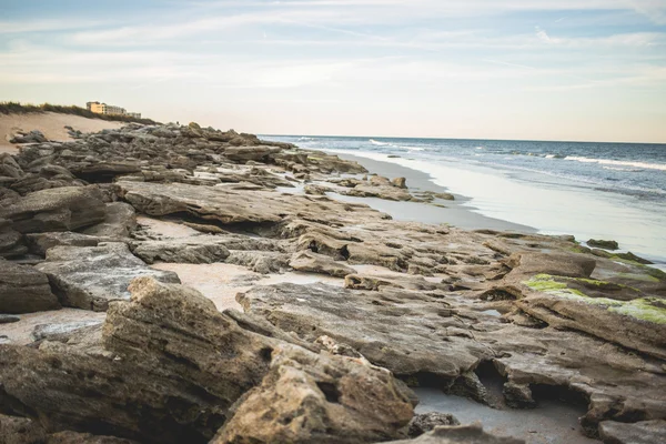 Rocky Beach Space coast Florida — Stok fotoğraf