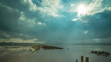 Haliç üzerinde Timelaps:Sunset