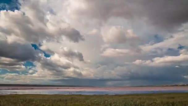 Comenzó a llover y tormentas eléctricas — Vídeos de Stock