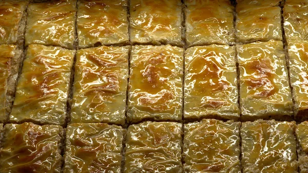 土耳其果仁蜜饼蜂蜜 — 图库照片