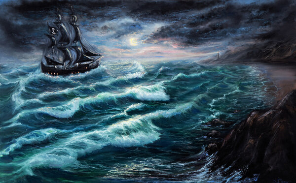 пиратский корабль