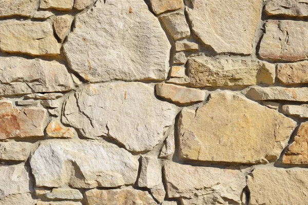 Fragment av en vägg från en flisad sten — Stockfoto