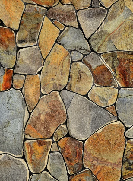 Fragment de mur d'une pierre ébréchée — Photo