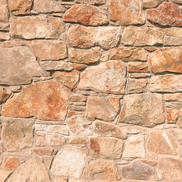 Fragment of a wall from a chipped stone — Stock Photo, Image