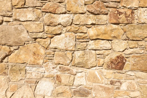 Fragment of a wall from a chipped stone Royalty Free Stock Photos