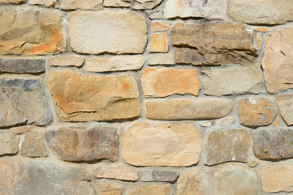 Fragment of a wall from a chipped stone Stock Picture