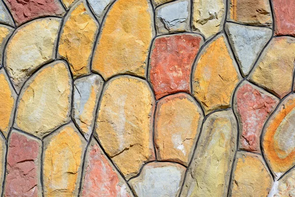 Fragmento de una pared de una piedra astillada —  Fotos de Stock