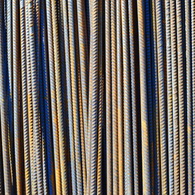 Arka plan fotoğraf nervürlü inşaat demiri