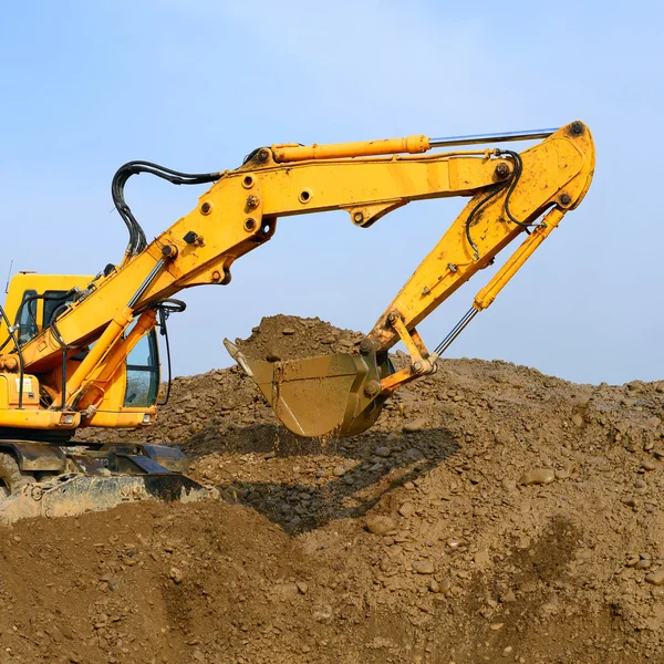On the construction pit — Stock Photo, Image