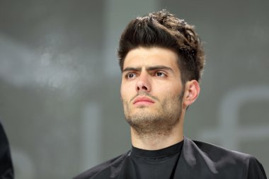Poznan, Polonya - Mayıs 07. 2016: model kavramı saç Show'da