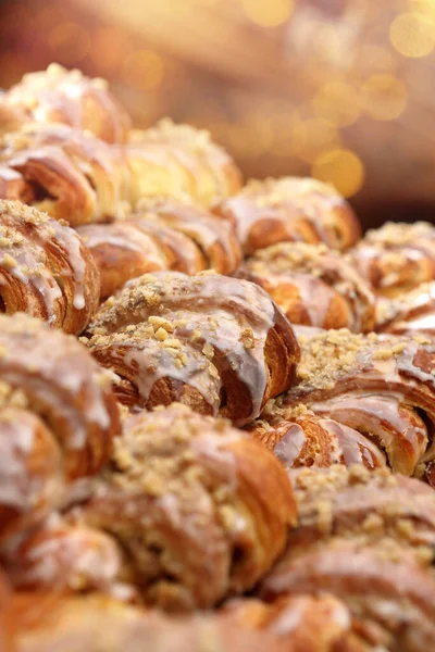 Fresco Giorno San Martino Polacco Una Pasticceria Vendita Spazio Vuoto — Foto Stock