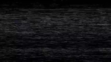 Ekran paraziti ve hasar, çizikler ve televizyon objeleri. TV ekranının arka planında görsel çizgiler ve gürültü var. Analog titreşimli ses dokusu ve kötü parazit.
