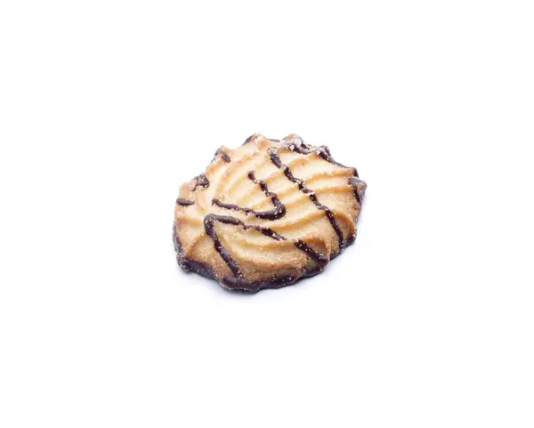 Circle chocolate cookie — Stock Photo, Image