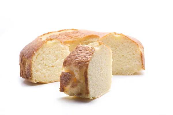 Gedeelte van cake — Stockfoto