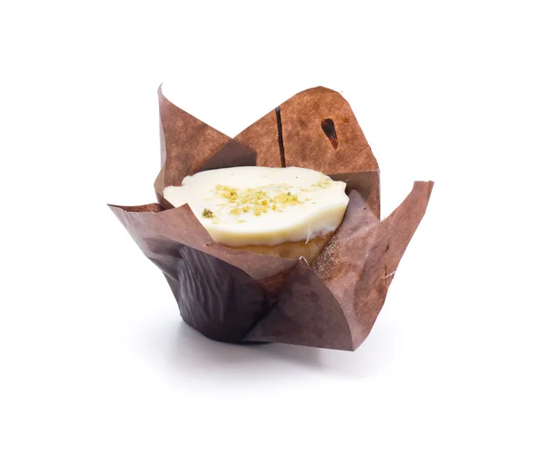 Cupcake pistacho y chocolate blanco — Foto de Stock