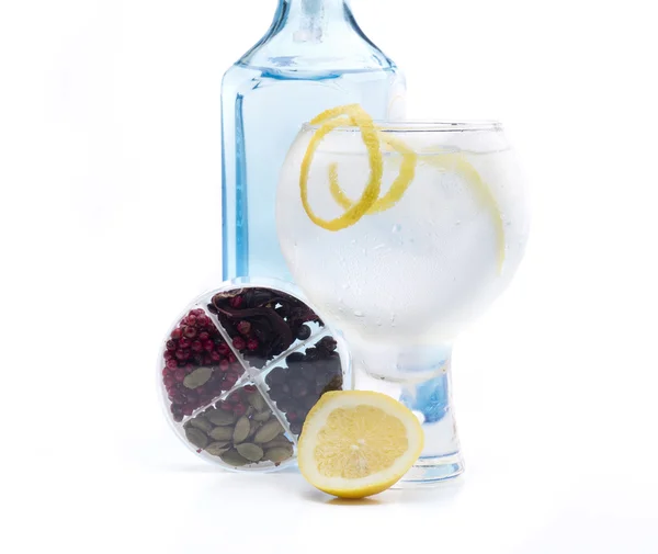 Fullständig gin & tonic — Stockfoto