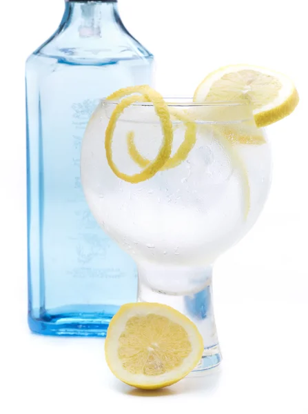 Blå gin — Stockfoto