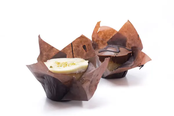 Two cupcake filled — Stock Photo, Image