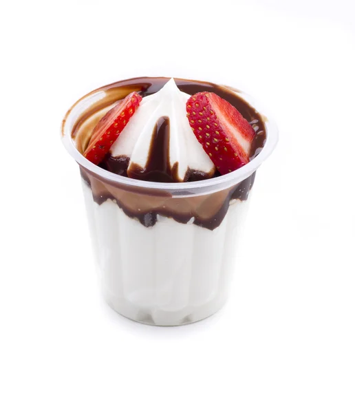 Sundae di frutta — Foto Stock