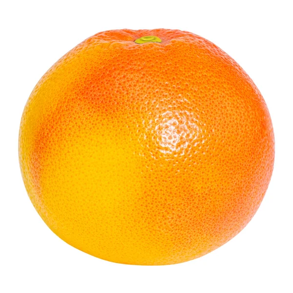 Grapefrukt Citrus Frukt Isolerad Vit Bakgrund Med Klippning Väg — Stockfoto