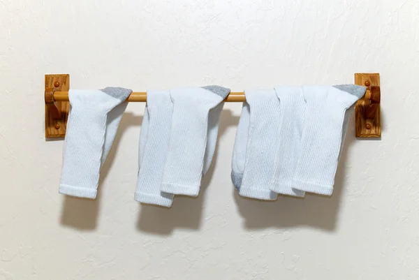 Menghitung kaus kaki satu dua tiga — Stok Foto