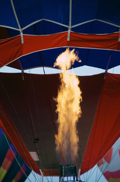 Flame of hot air balloon — Stock Photo, Image