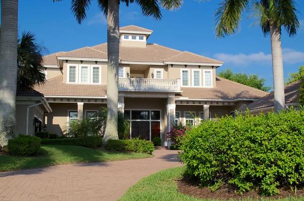 Típica casa de sur florida — Foto de Stock